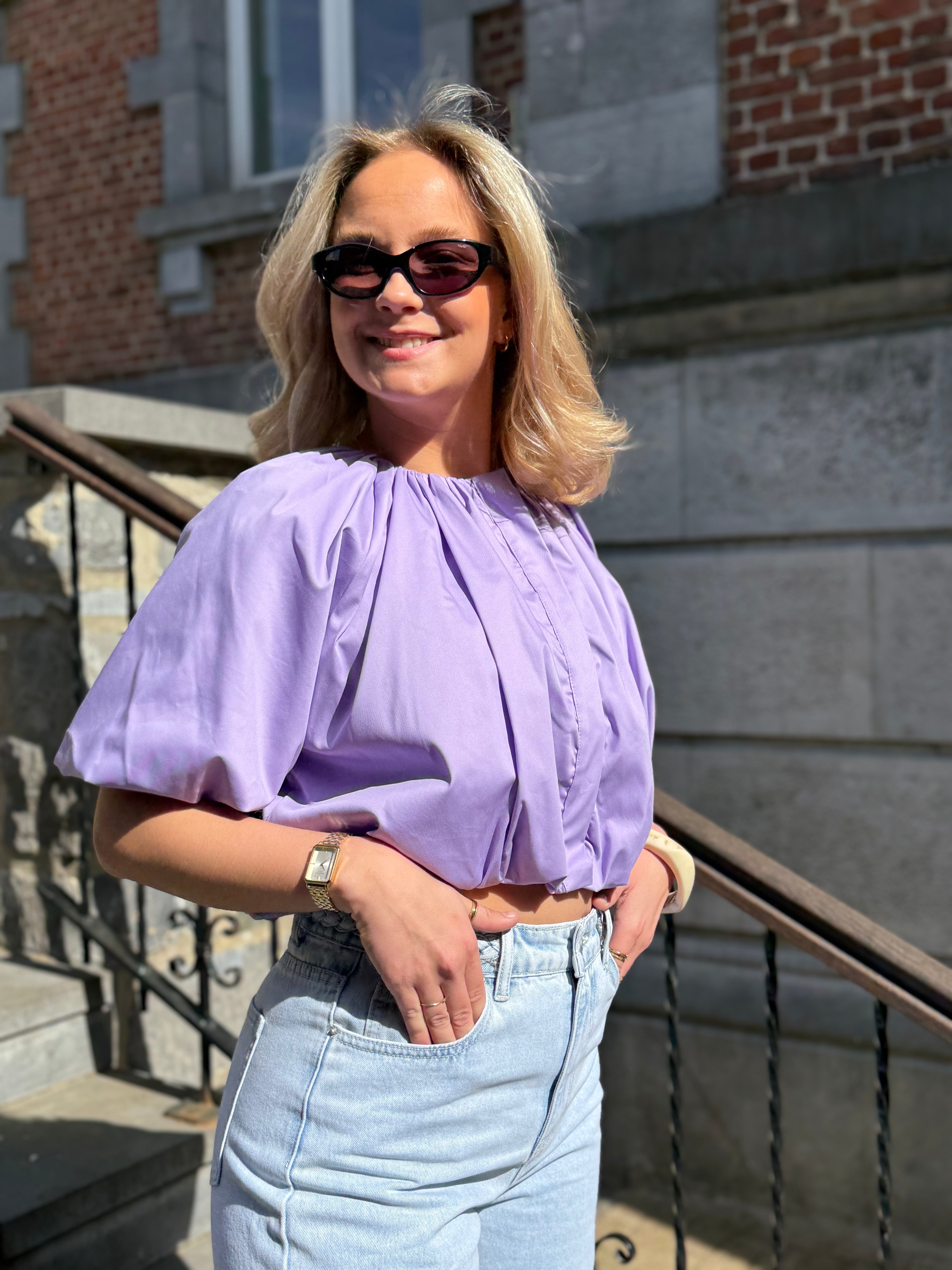 NINA - Jean wide leg tressé - mode femme Kefi Concept Store