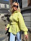 Lina - Chemise rayée ajustable - mode femme Kefi Concept Store