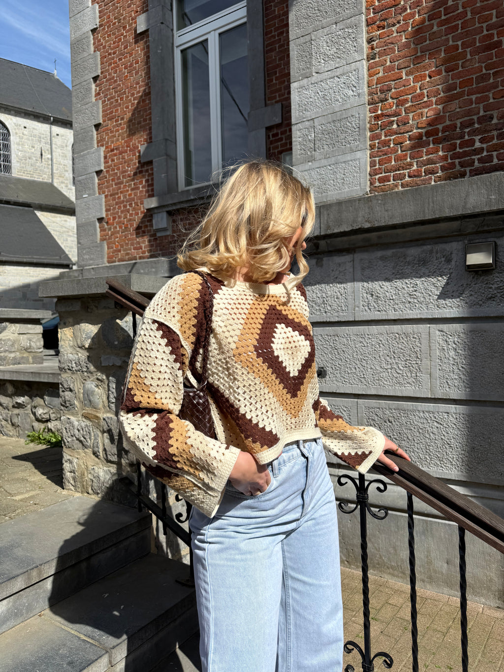 Rosy top crochet