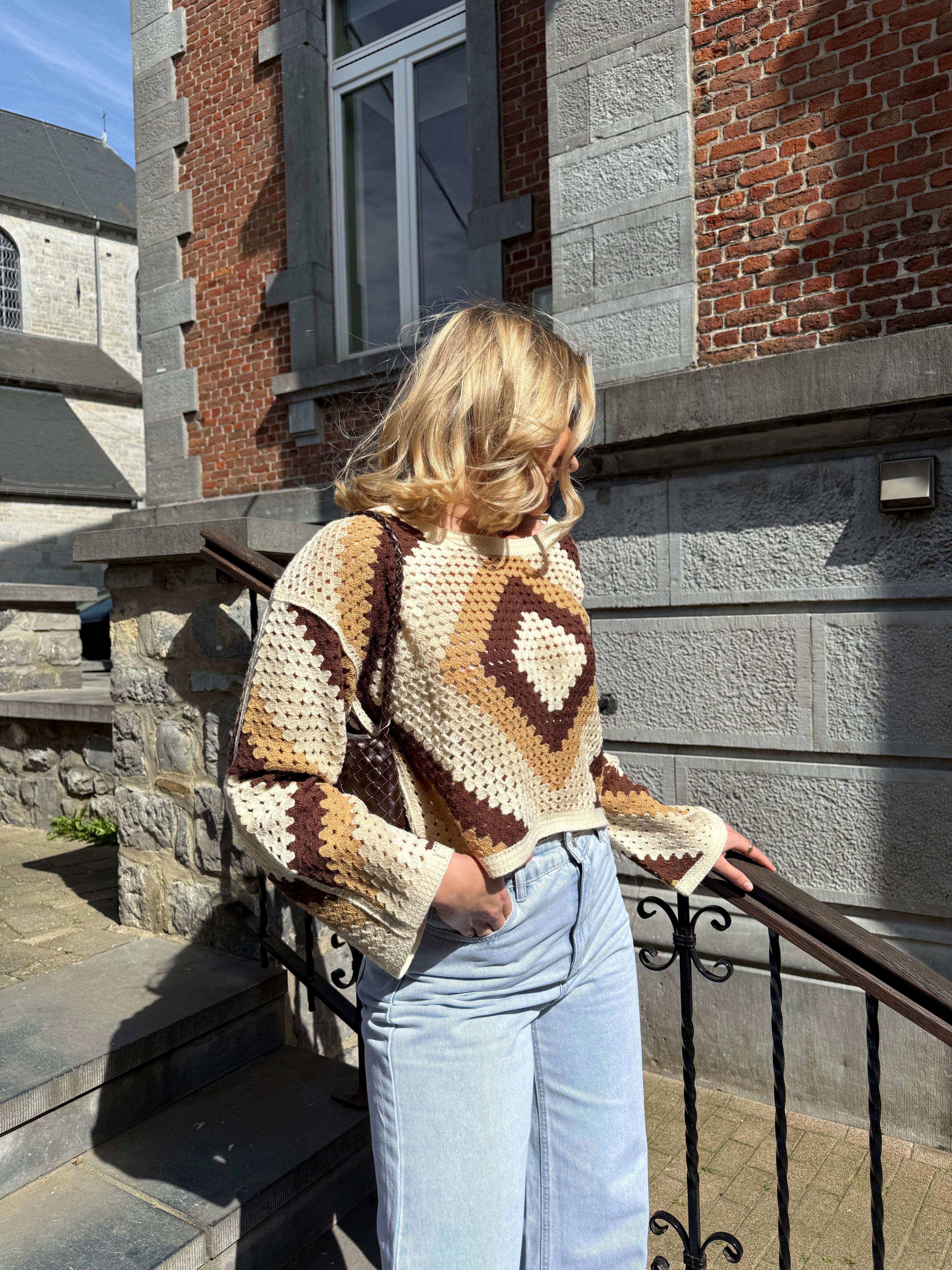 Rosy top crochet