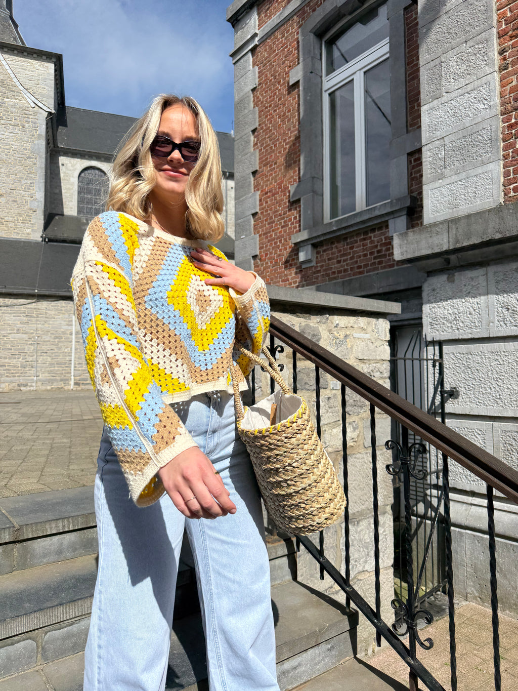 Rosy top crochet