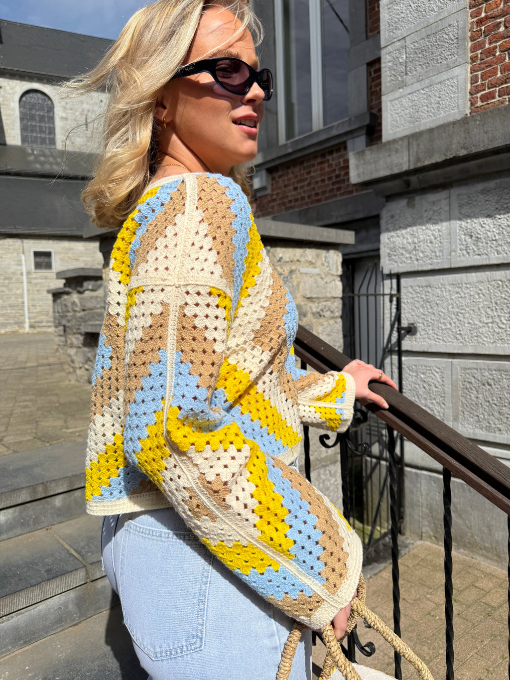 Rosy top crochet