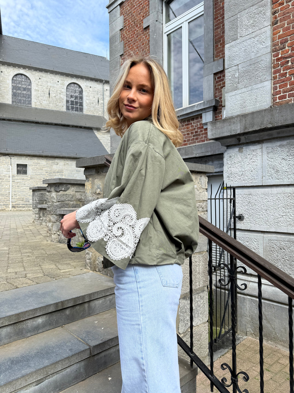 GIULIA - Bomber bohème en coton - mode femme Kefi Concept Store
