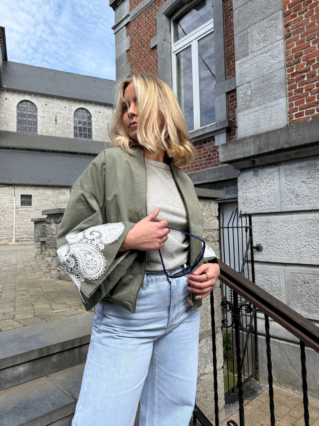 GIULIA - Bomber bohème en coton - mode femme Kefi Concept Store