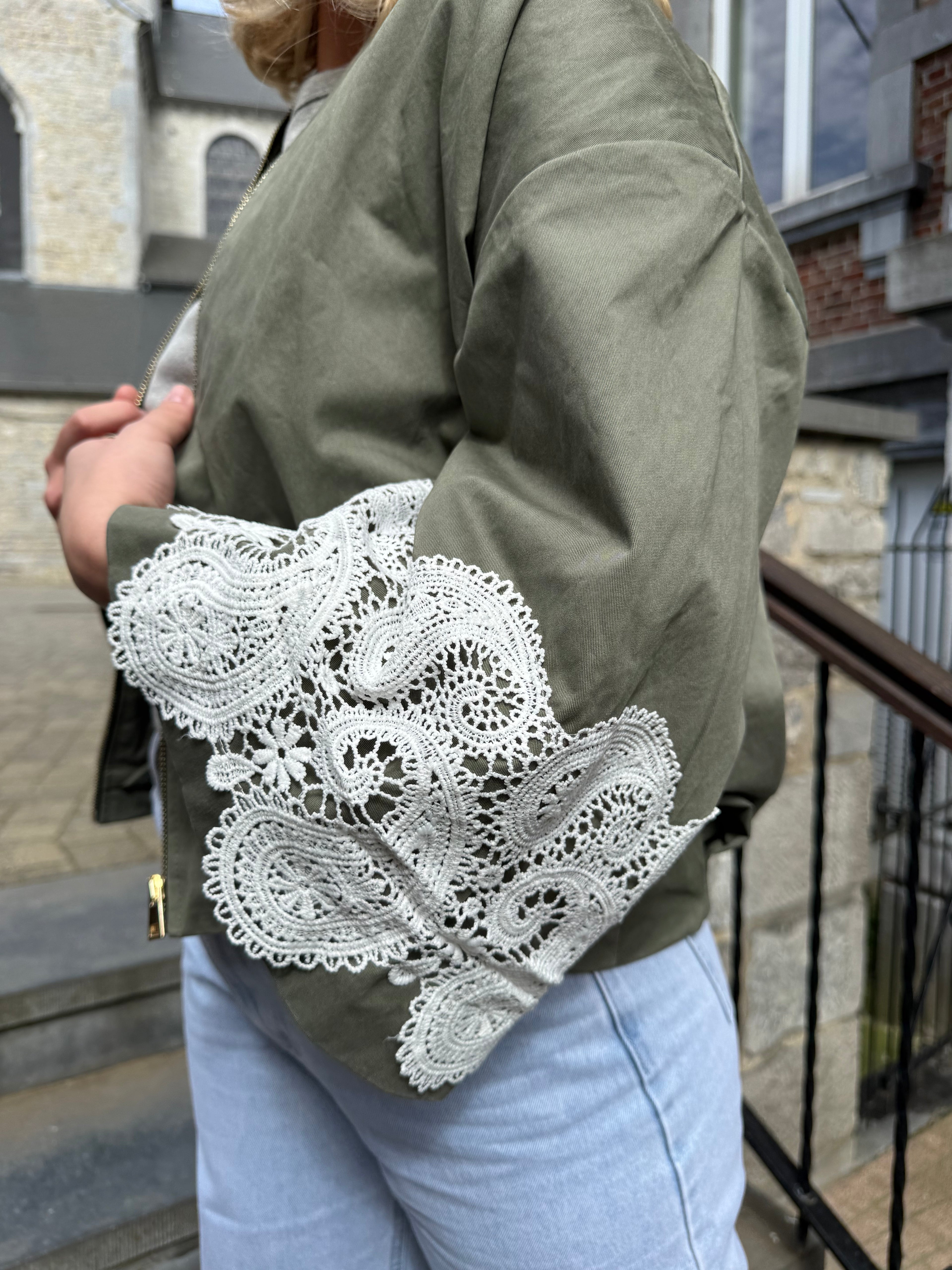 GIULIA - Bomber bohème en coton - mode femme Kefi Concept Store