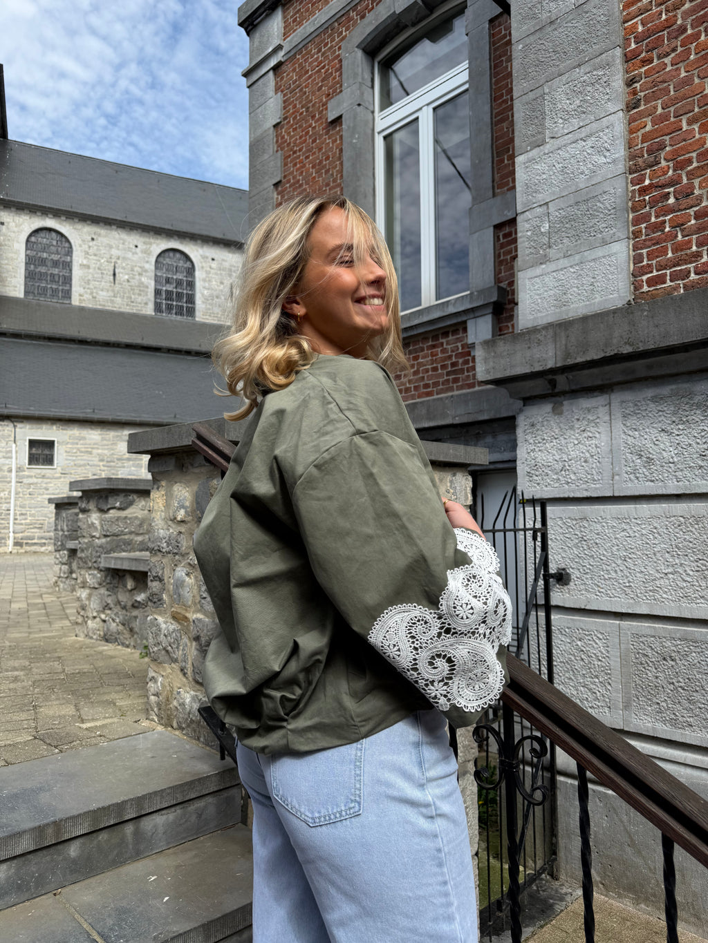 GIULIA - Bomber bohème en coton - mode femme Kefi Concept Store