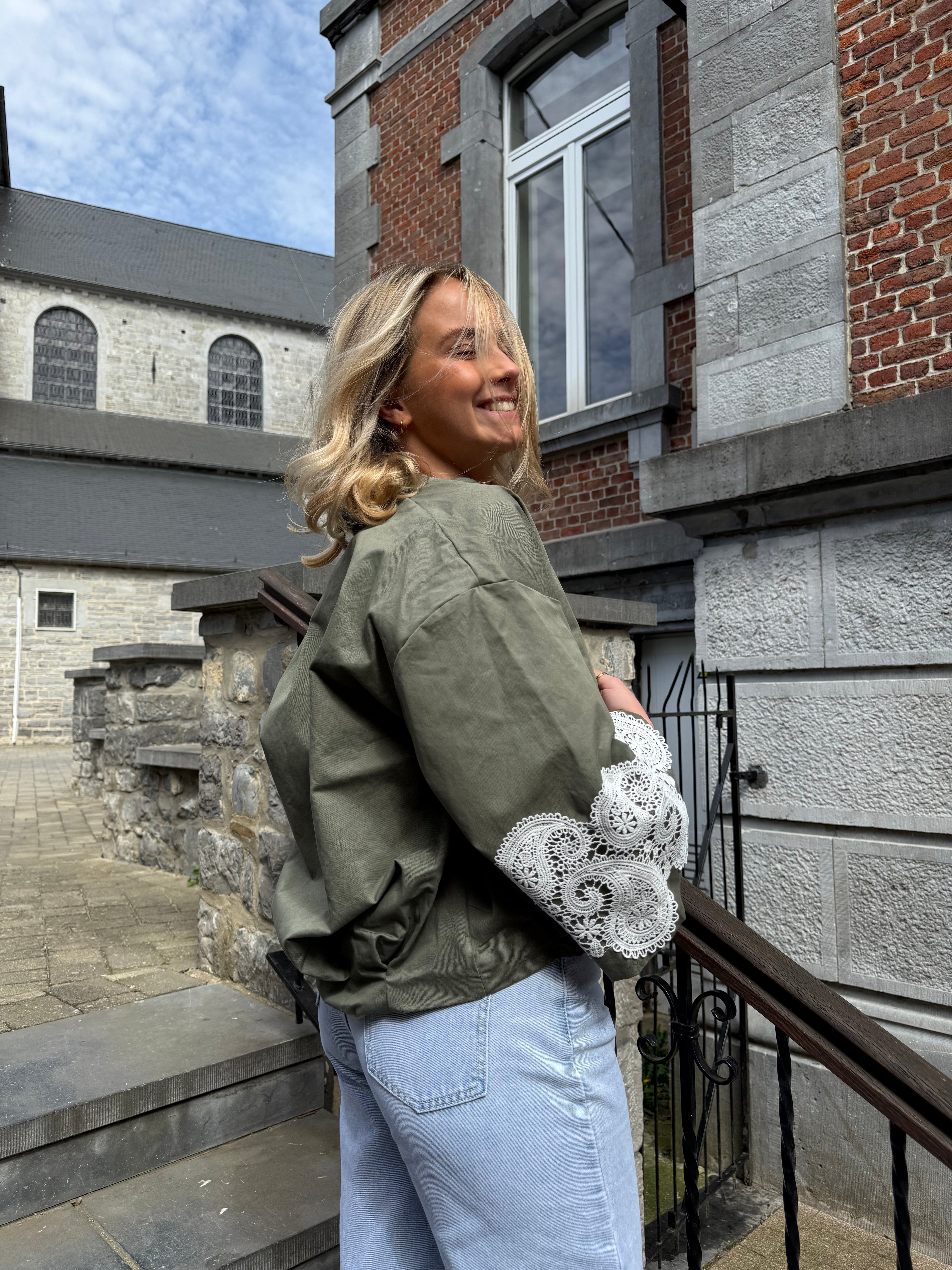 GIULIA - Bomber bohème en coton - mode femme Kefi Concept Store