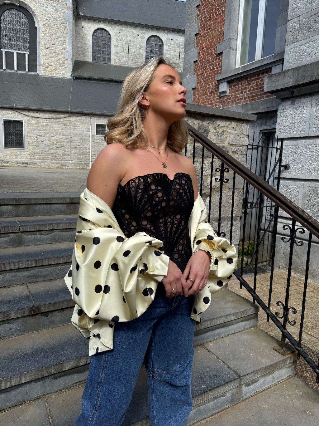 Ceylan — Bustier corset en dentelle