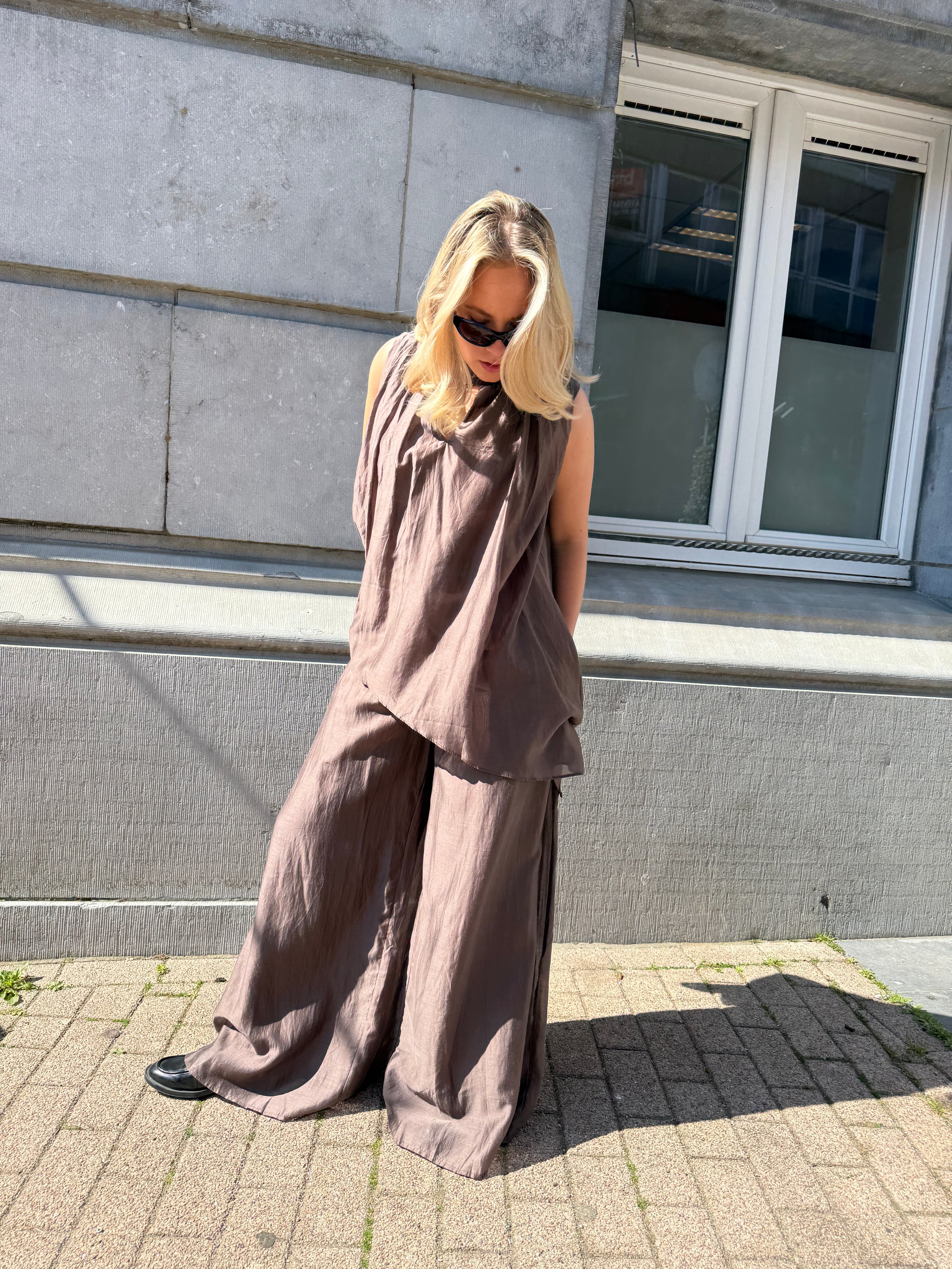 Ensemble Hera fluide top & pantalon - mode femme Kefi Concept Store