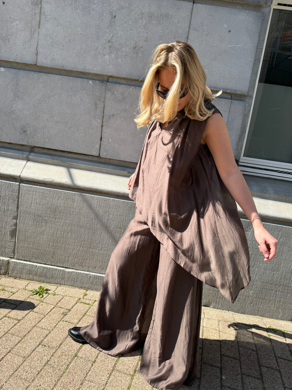 Ensemble Hera fluide top & pantalon - mode femme Kefi Concept Store