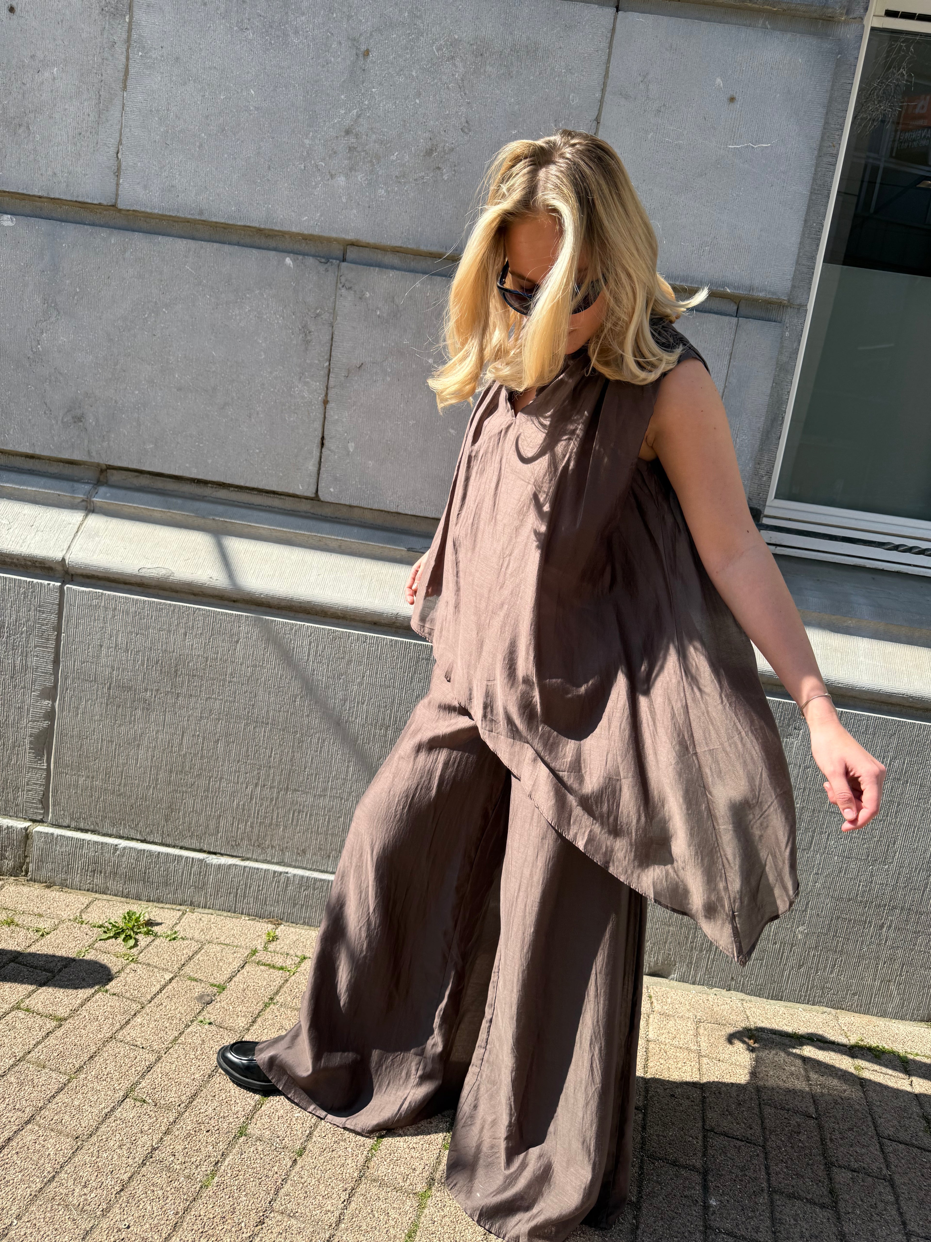 Ensemble Hera fluide top & pantalon - mode femme Kefi Concept Store