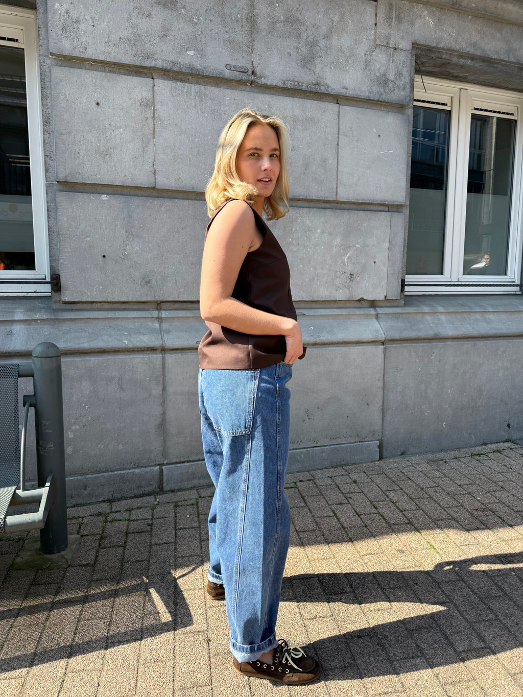 GINA - Jean carrot fit structuré - mode femme Kefi Concept Store
