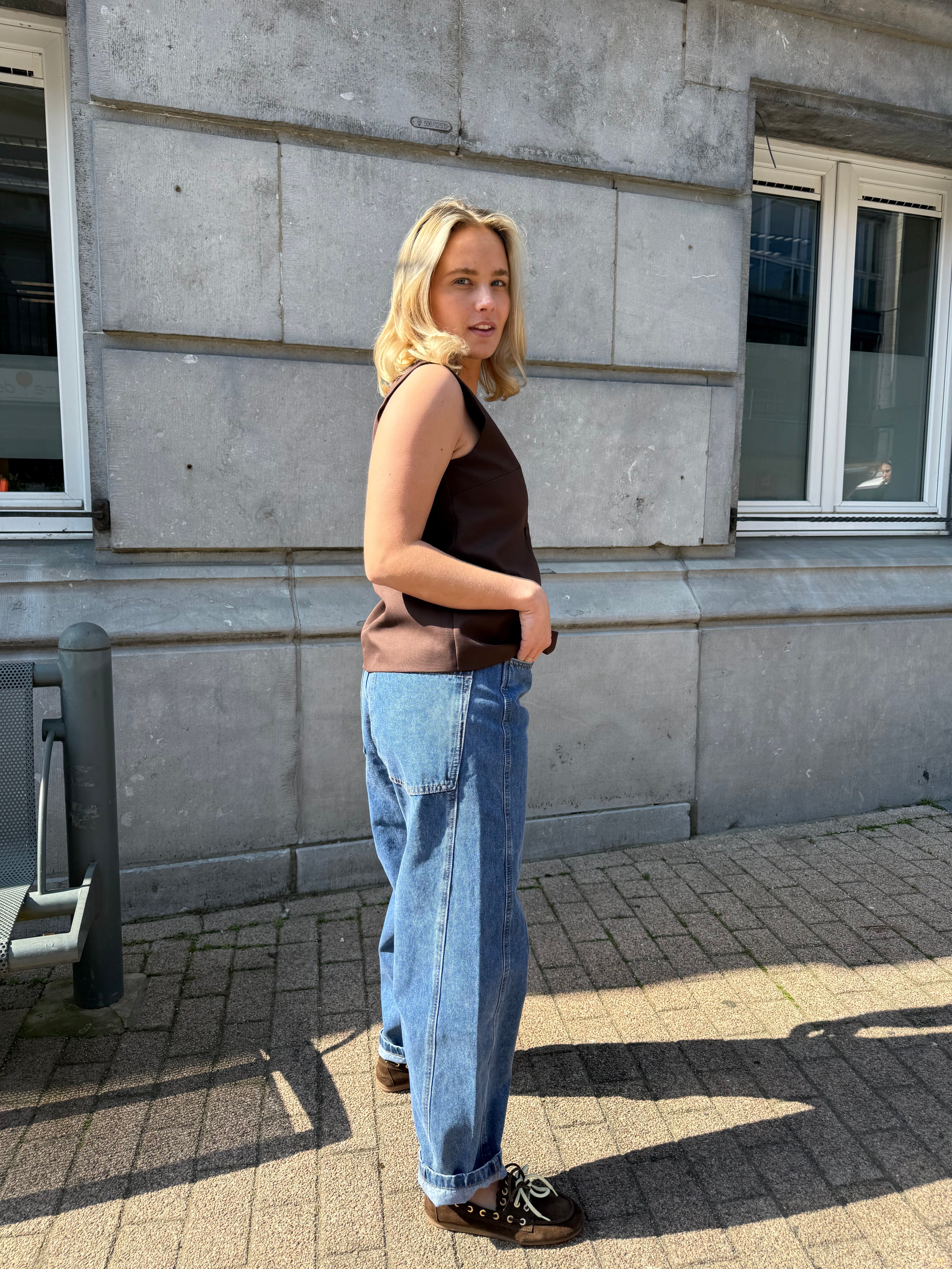 GINA - Jean carrot fit structuré - mode femme Kefi Concept Store