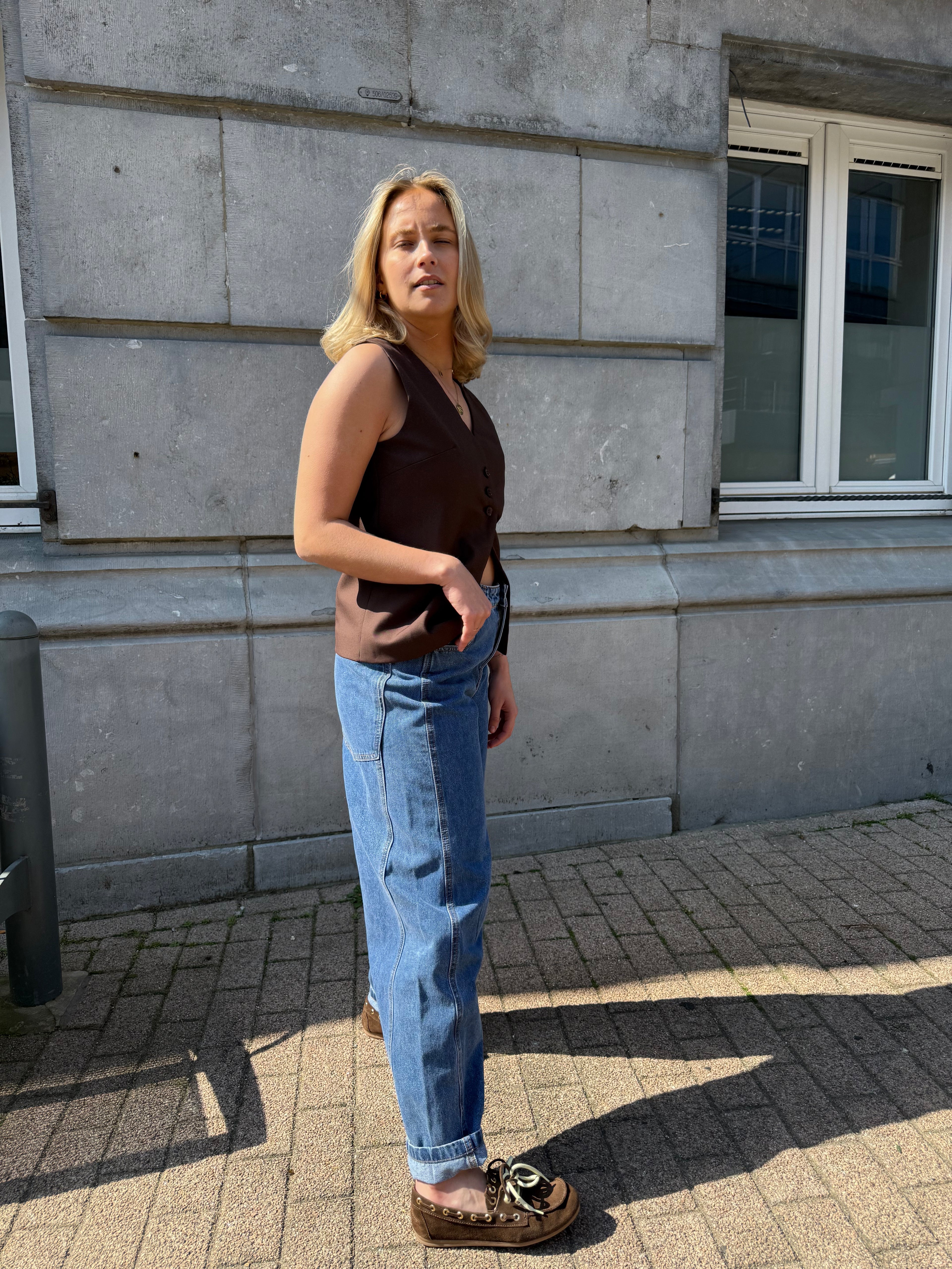 GINA - Jean carrot fit structuré - mode femme Kefi Concept Store