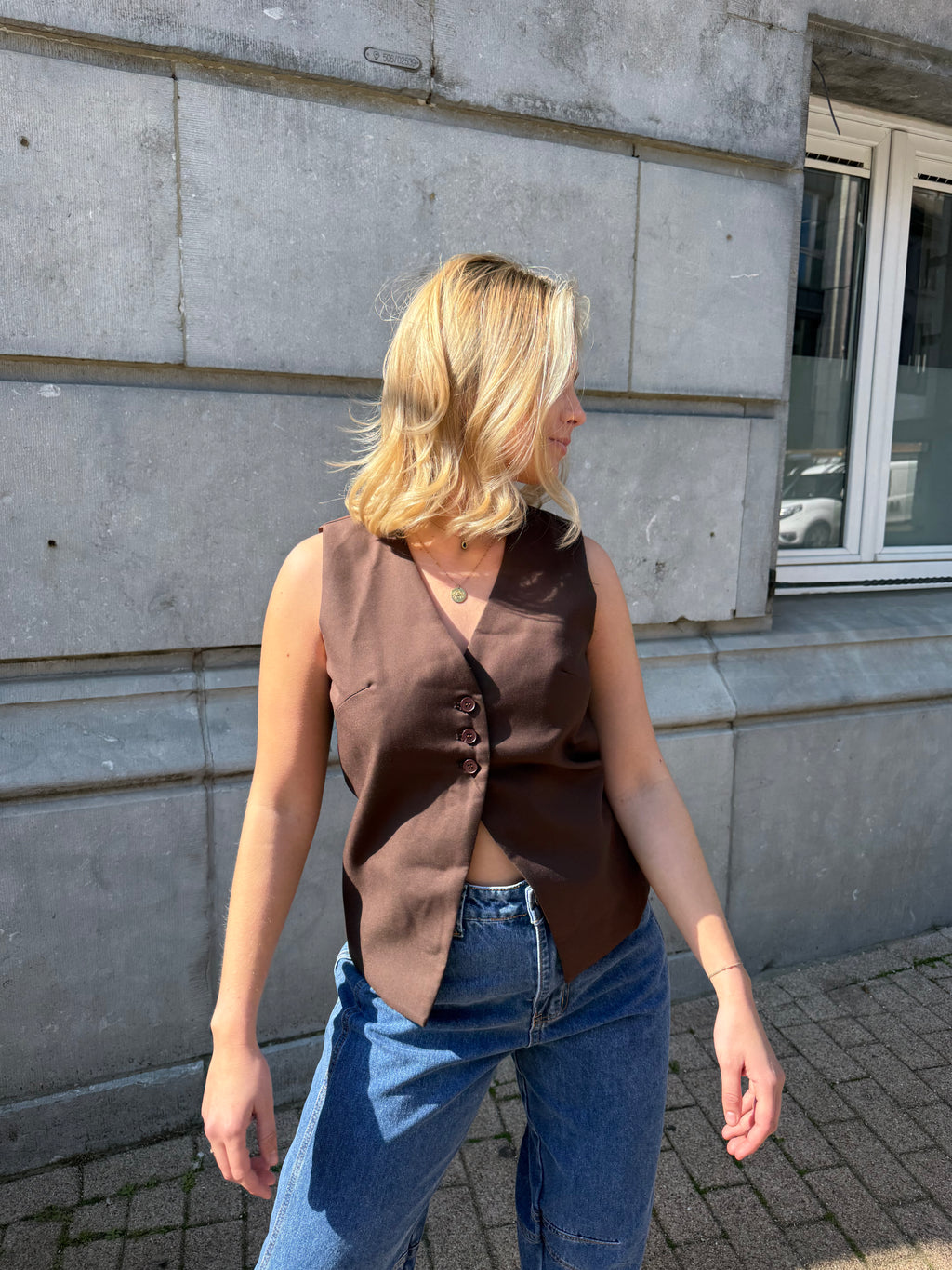 GINA - Jean carrot fit structuré - mode femme Kefi Concept Store