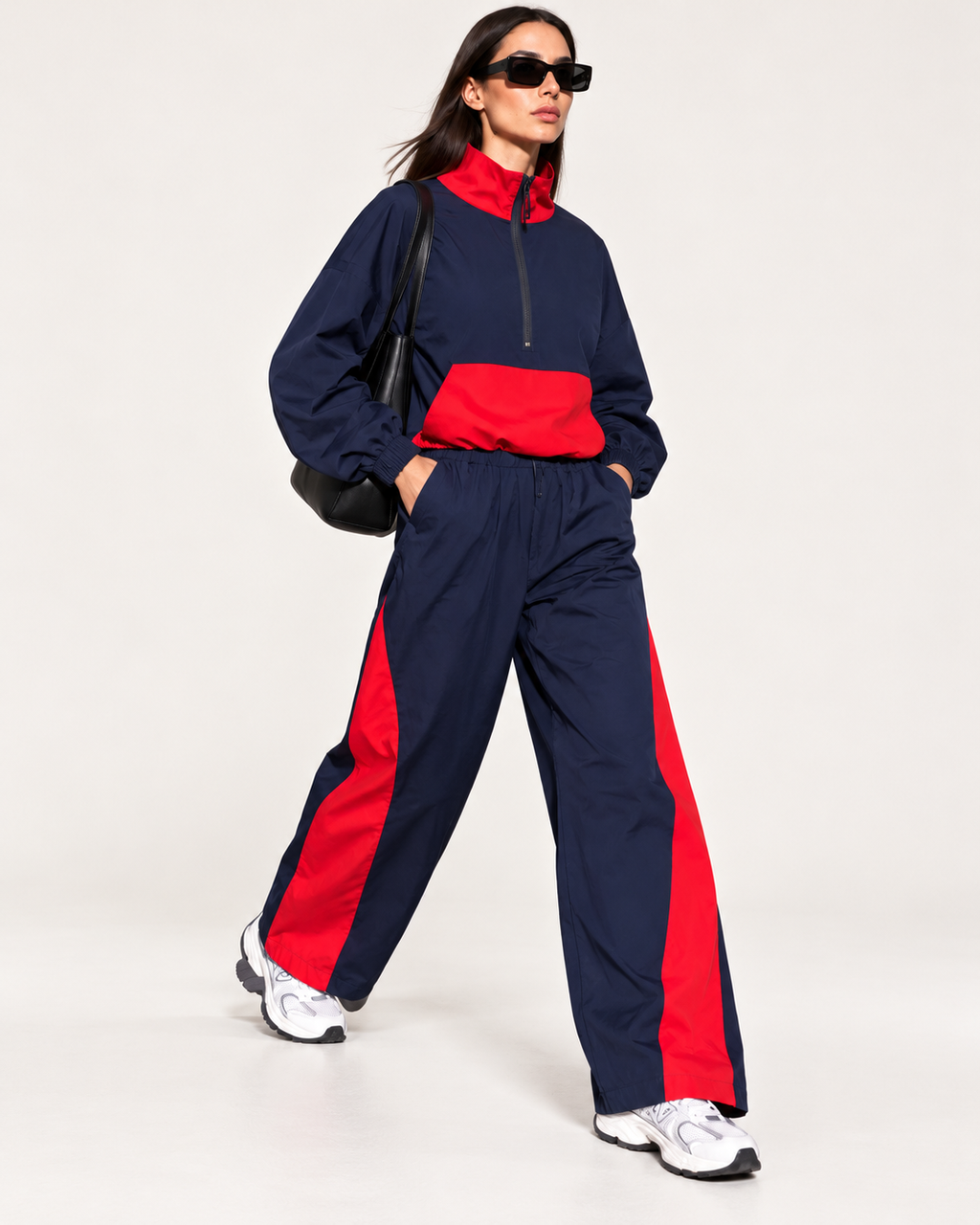 Sweat urban Noa navy/red