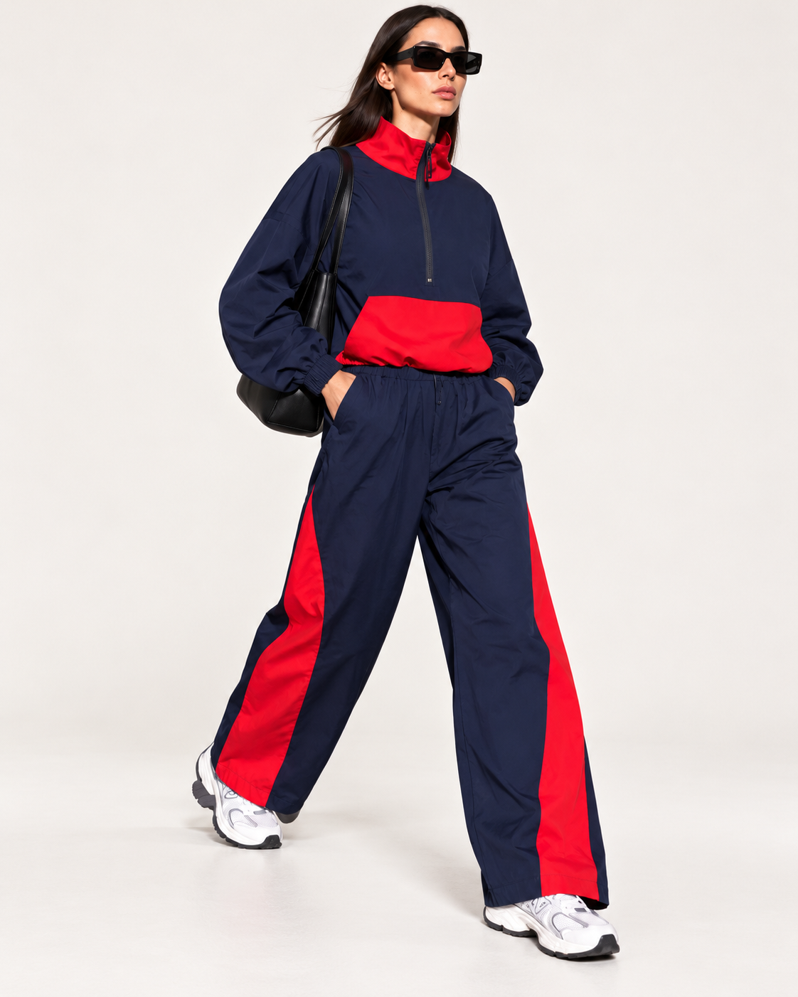 Sweat urban Noa navy/red