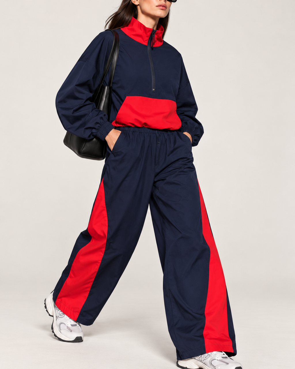 Sweat urban Noa navy/red