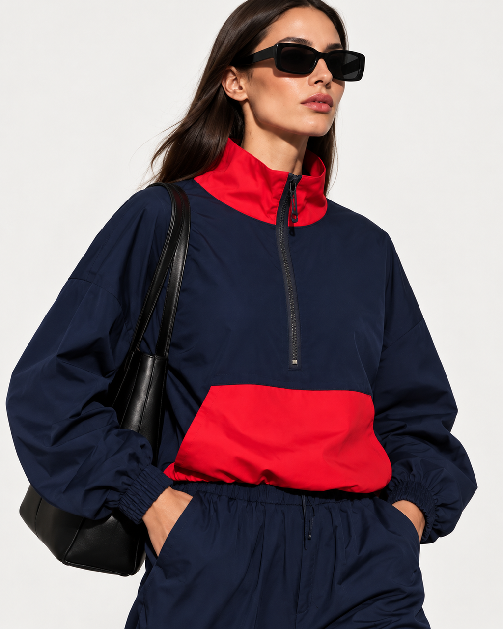 Sweat urban Noa navy/red