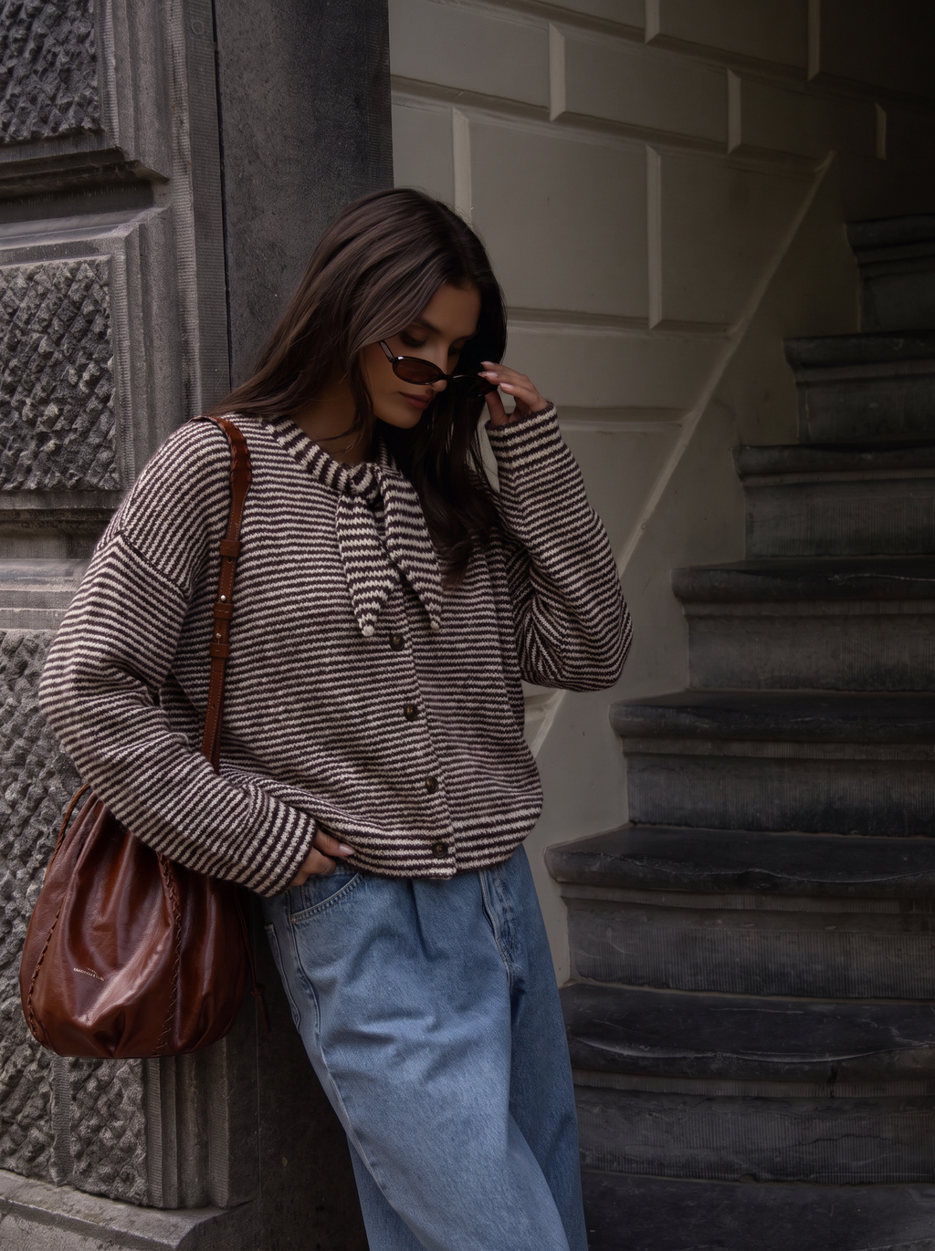 Cardigan ligné Charlie
