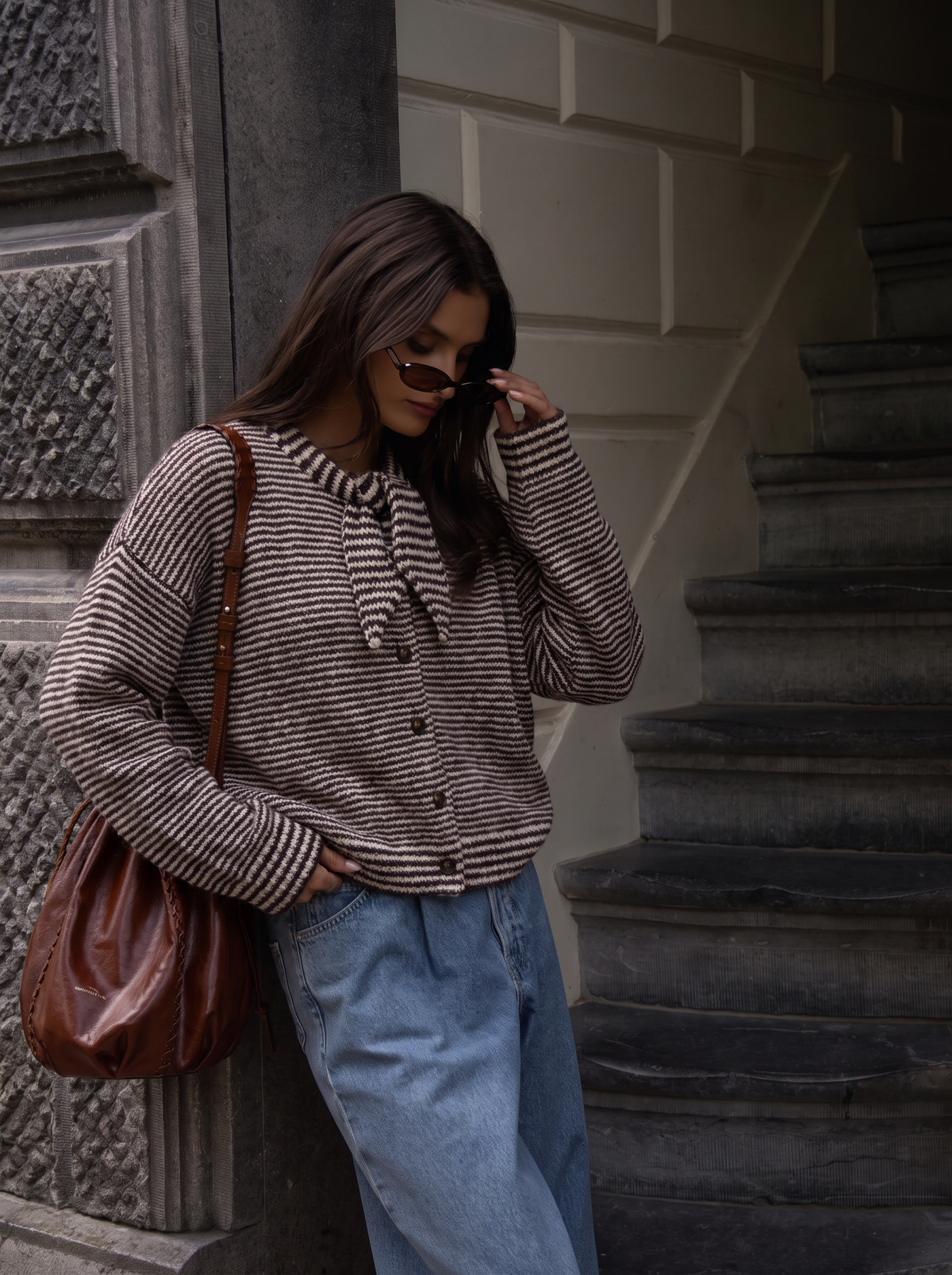 Cardigan ligné Charlie