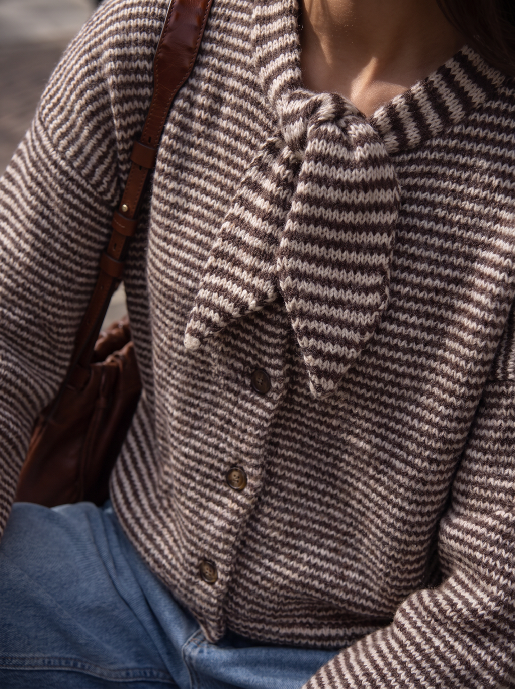 Cardigan ligné Charlie