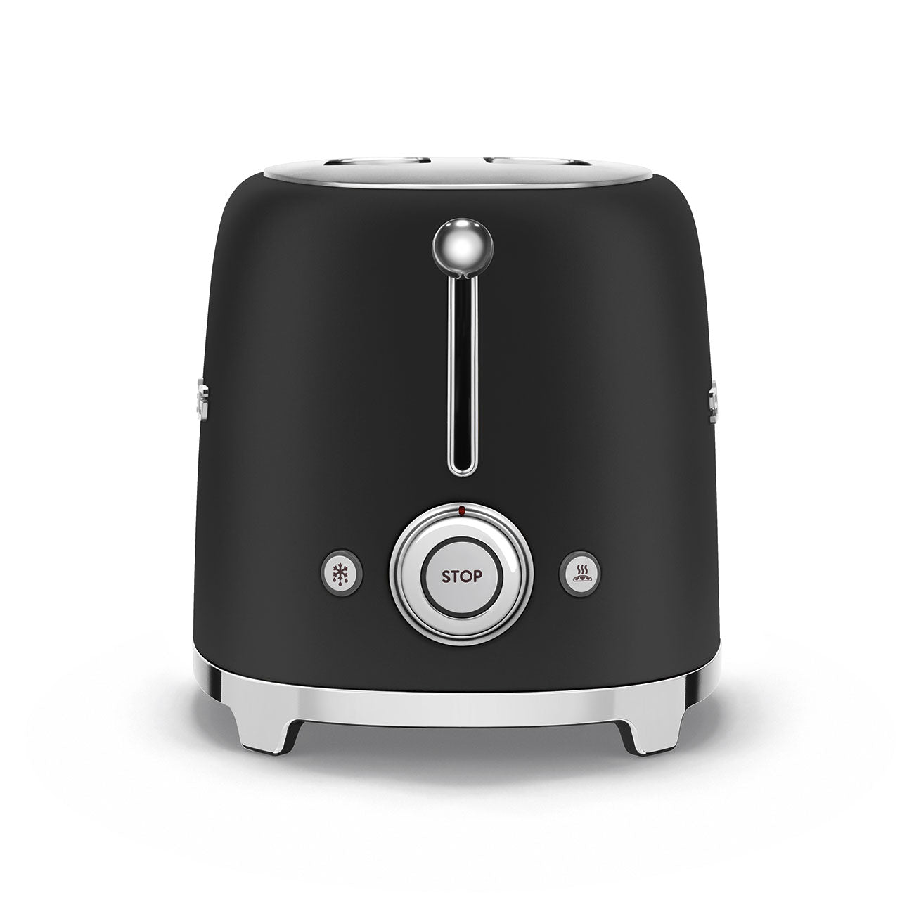 Toaster 2 fentes / 2 tranches Noir, Mat Années 50