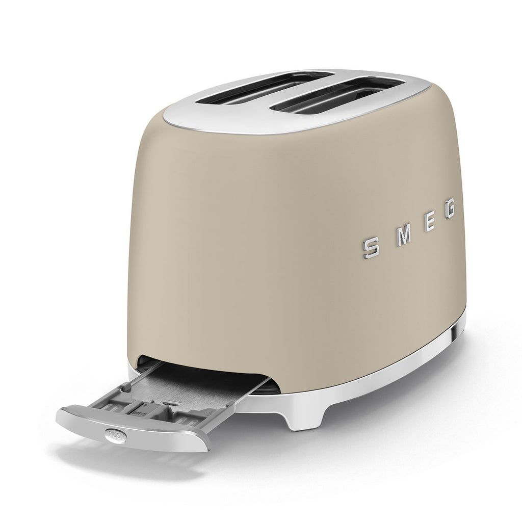 Toaster 2 tranches Annees 50 smeg I mat I beige lin