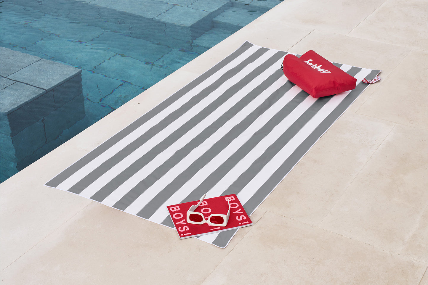 Fatboy® beach baggy stone grey