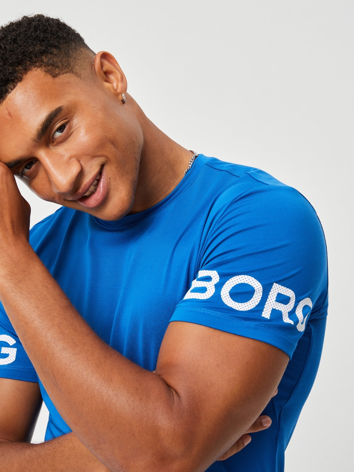 Borg T-Shirt Classic Blue