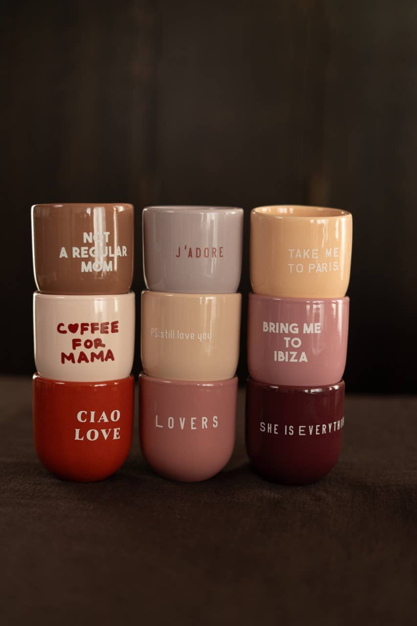 Sisi tasse, J'adore le lilas - art de la table Kefi Concept Store