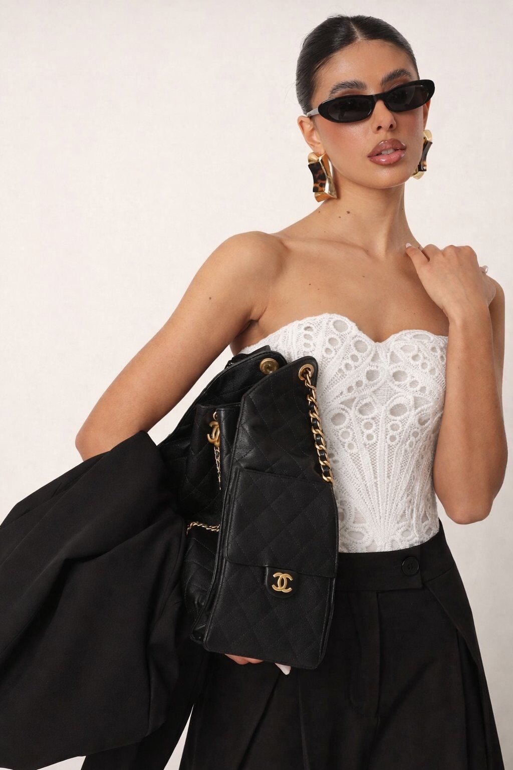 Ceylan — Bustier corset en dentelle