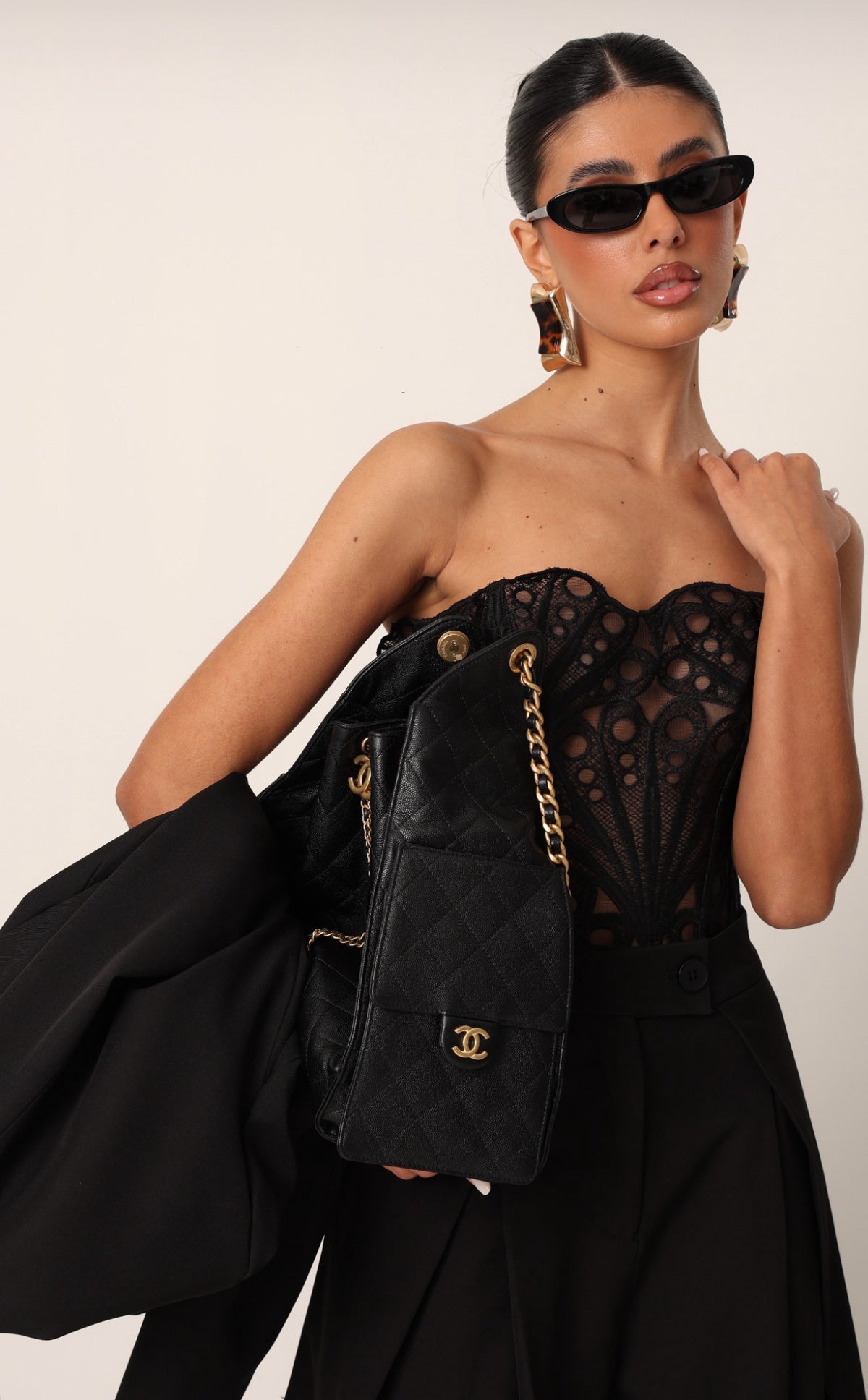 Ceylan — Bustier corset en dentelle