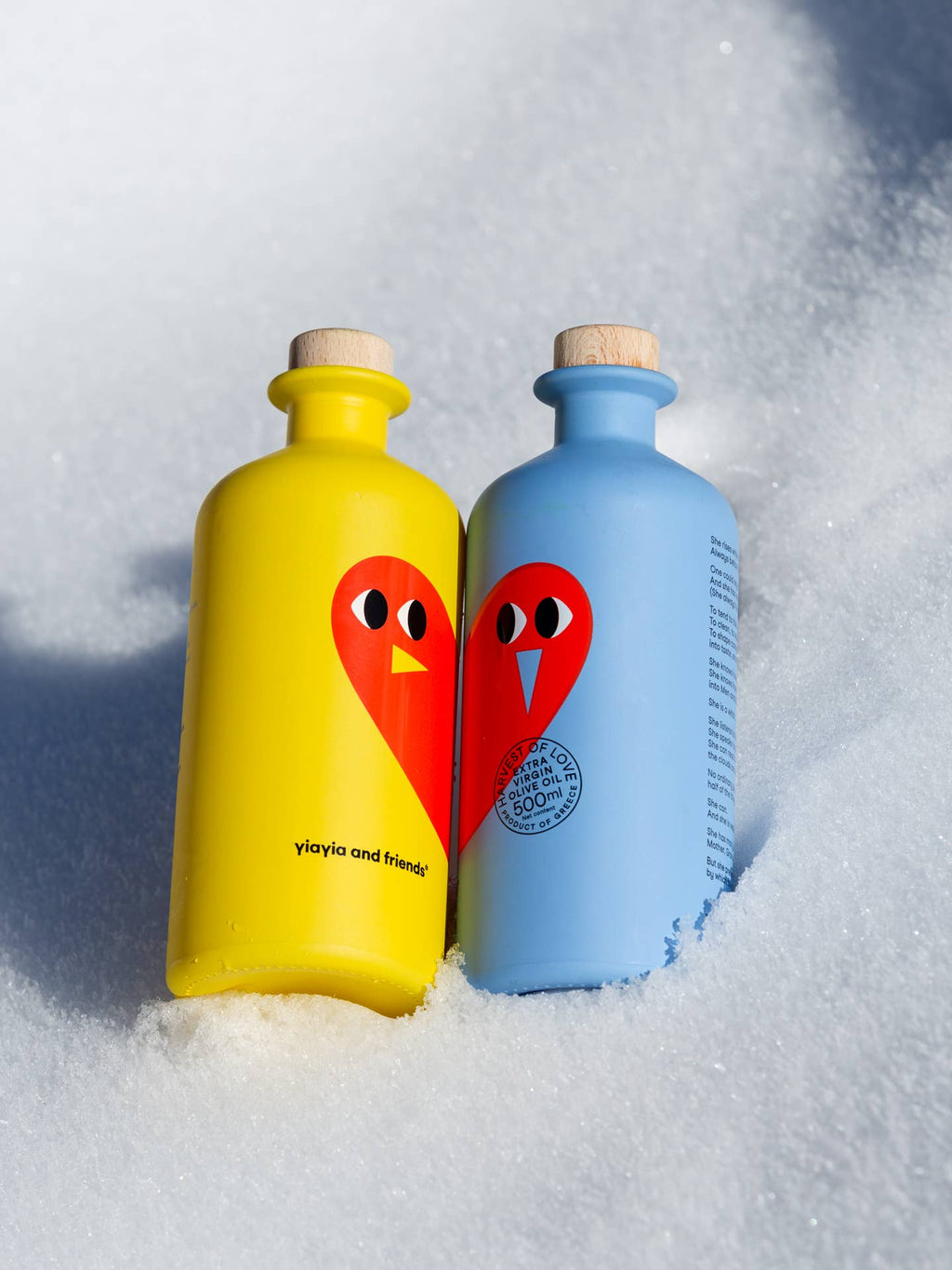 Huile d'olive extra vierge – Récolte d'Amour 500 ml x2