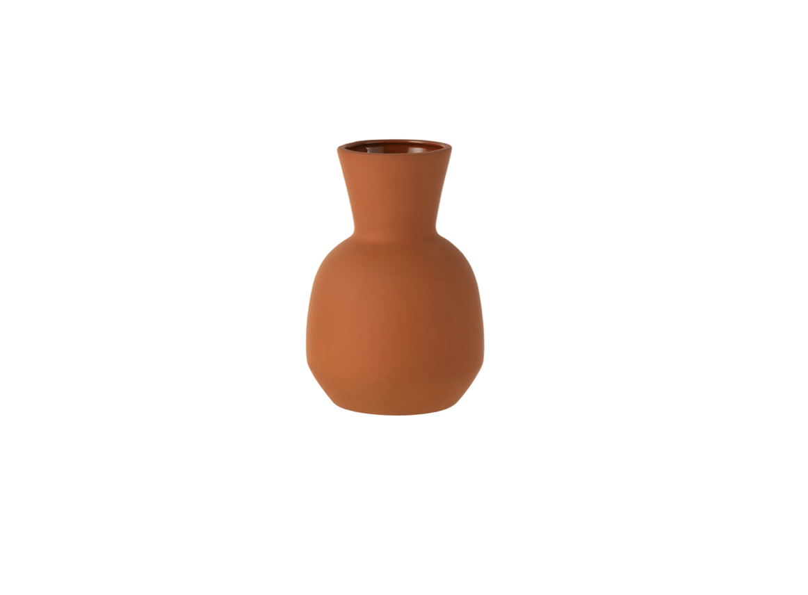 VASE DESIGN HAUT TERRACOTA