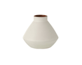 VASE DESIGN TERRACOTTA/ blanc - déco maison Kefi Concept Store