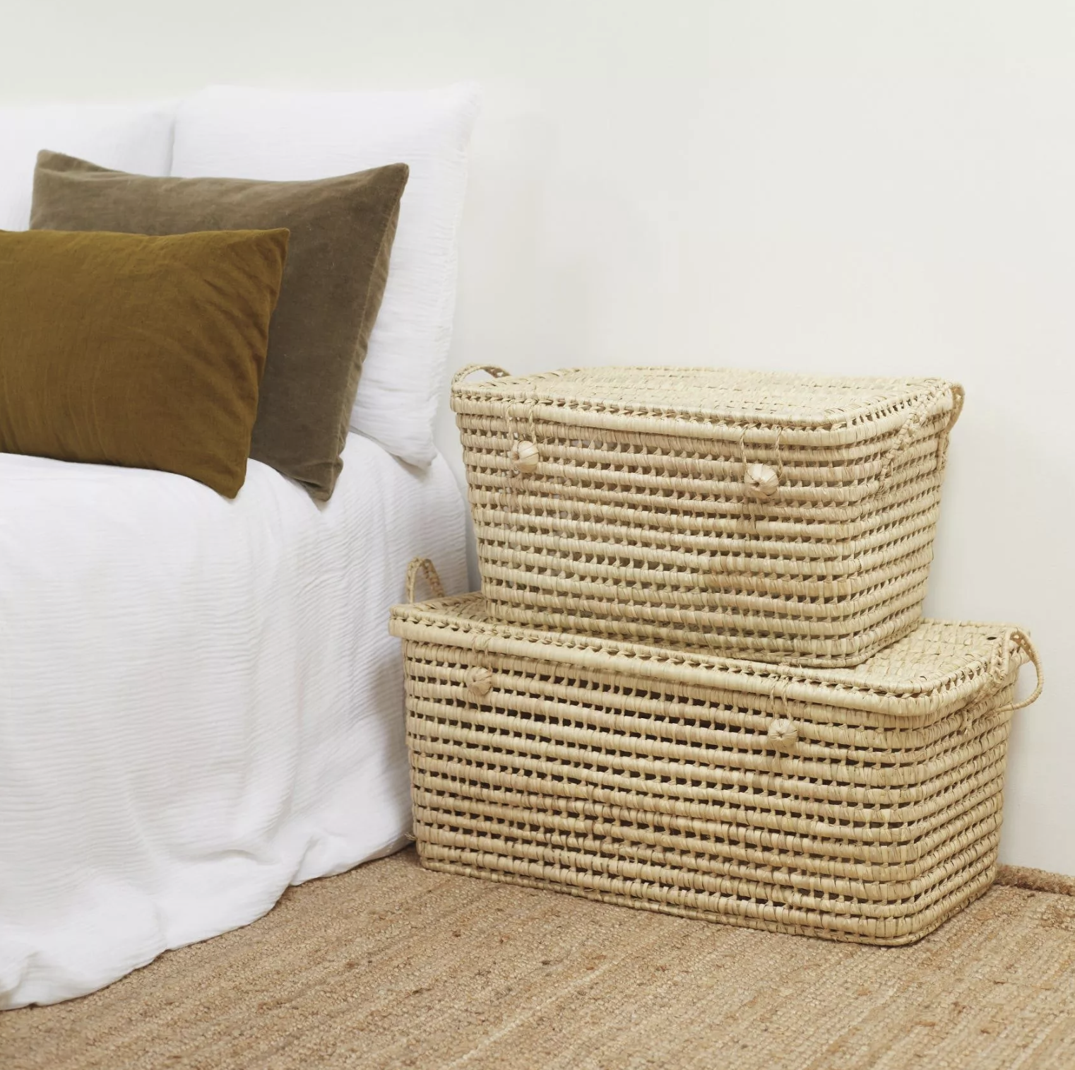 Malle en Feuilles de Palmier - déco maison Kefi Concept Store