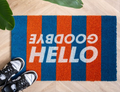 Paillasson Hello Goodbye - déco maison Kefi Concept Store