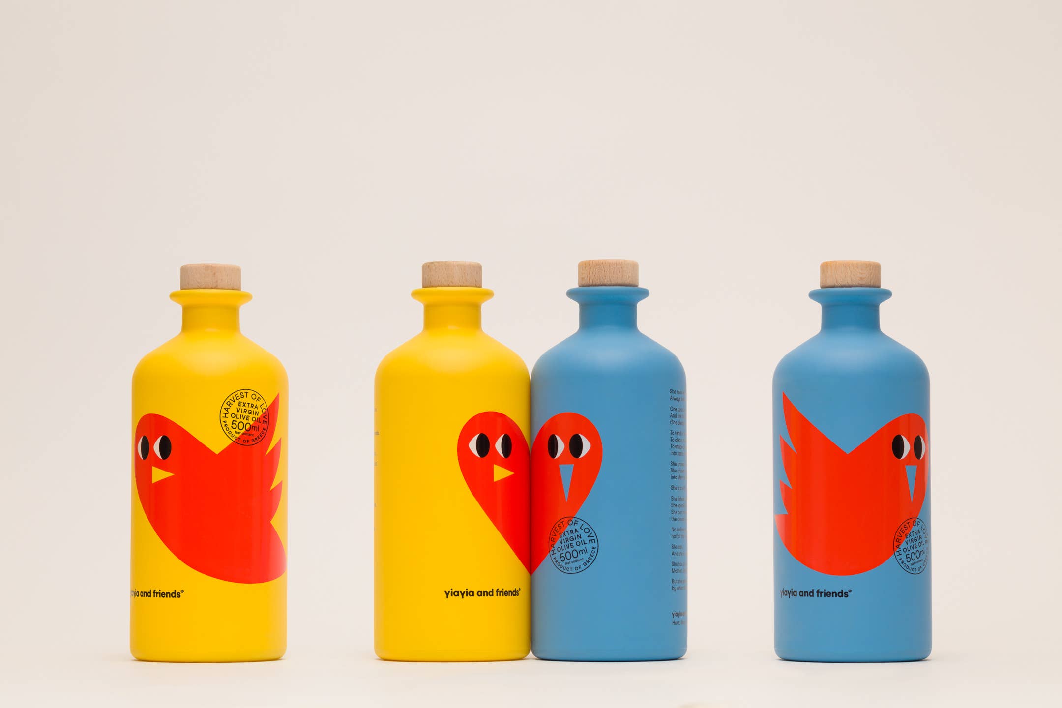 Huile d'olive extra vierge – Récolte d'Amour 500 ml x2