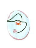 Edition Think Pink - platter face L 46,5 x W 35,5 - art de la table Kefi Concept Store