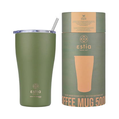 INSULATED COFFEE MUG SAVE THE AEGEAN 500ml FOREST SPIRIT SKU: 01-23140