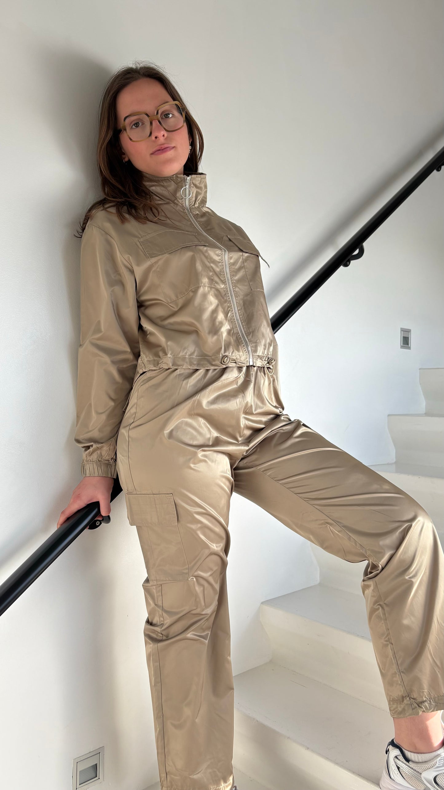 Ensemble parachute kaki