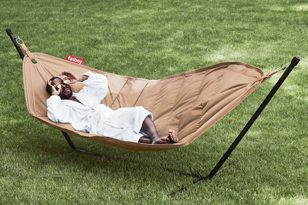 Fatboy© headdemock sesame incl.rack black & pillow - sélection lifestyle Kefi Concept Store