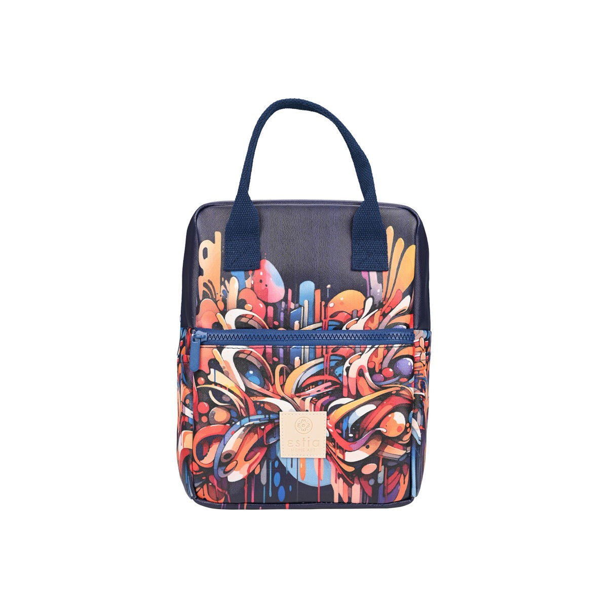 LUNCH BAG SAVE THE AEGEAN INSULATED 7lt VIBRANT VORTEX 22419