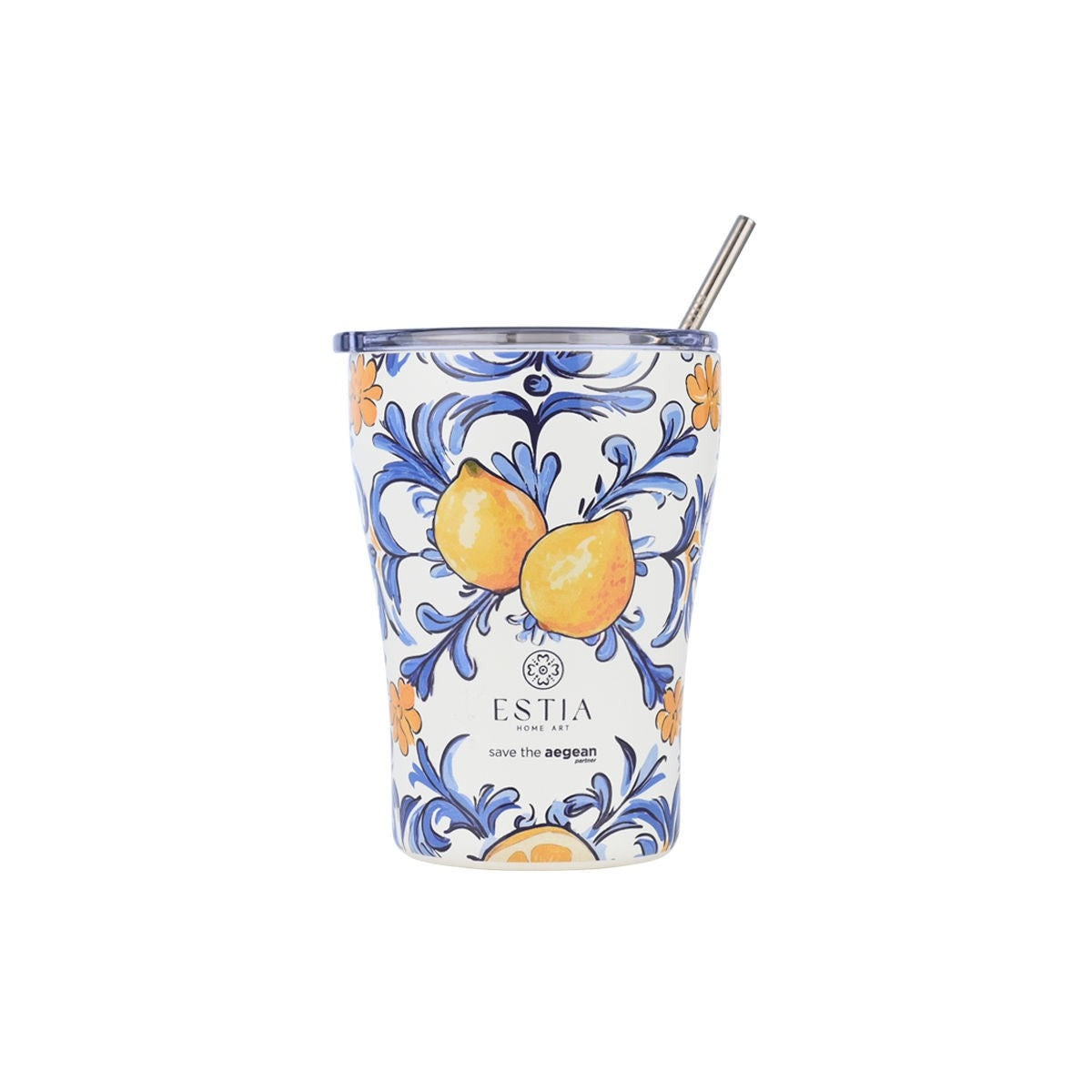 Coffee mug Amalfi coast 350 ml 31756 - art de la table Kefi Concept Store