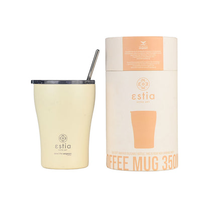 INSULATED COFFEE MUG SAVE THE AEGEAN 350ml LILY WHITE SKU: 01-23027