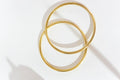 Jonc acier inoxydable plaqué or 18K - bijou femme Kefi Concept Store