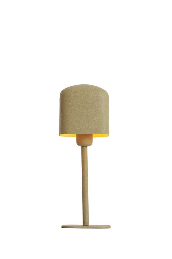 Lampe de table 13x13x36 ELENIE  vert olive