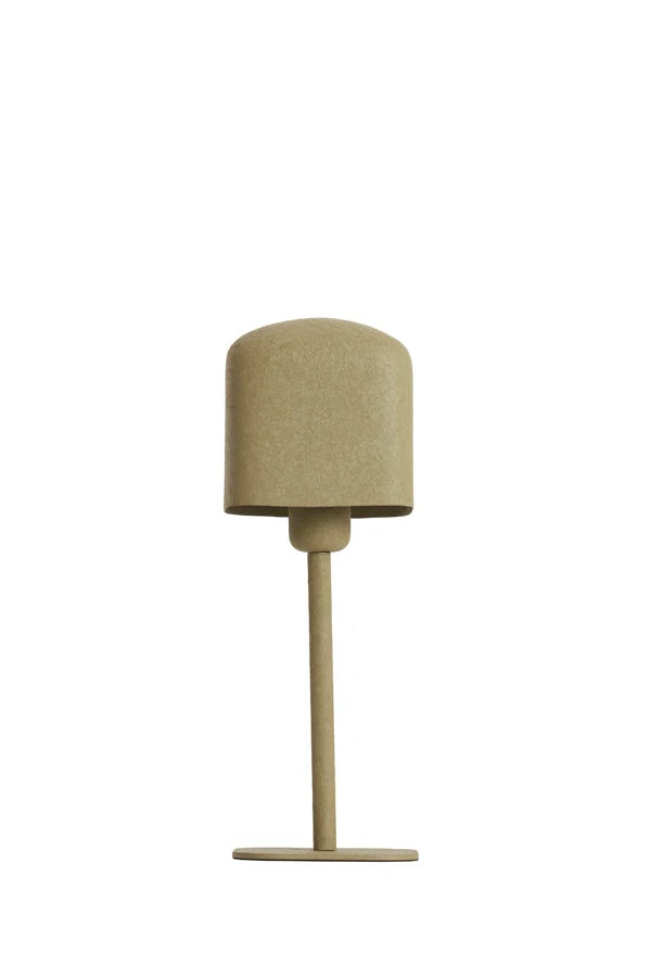 Lampe de table 13x13x36 ELENIE  vert olive