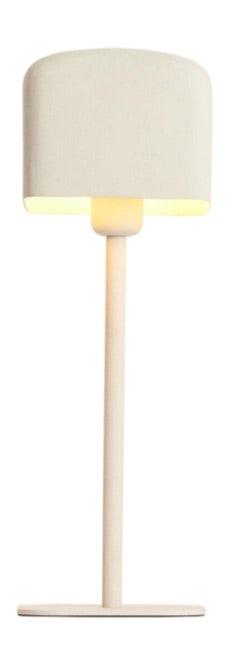 Lampe de table Elenie crème mat 15 x 15 x 46 cm